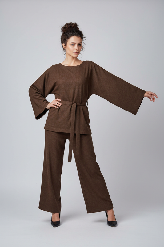 Women Coord Set - Brown - Article 4
