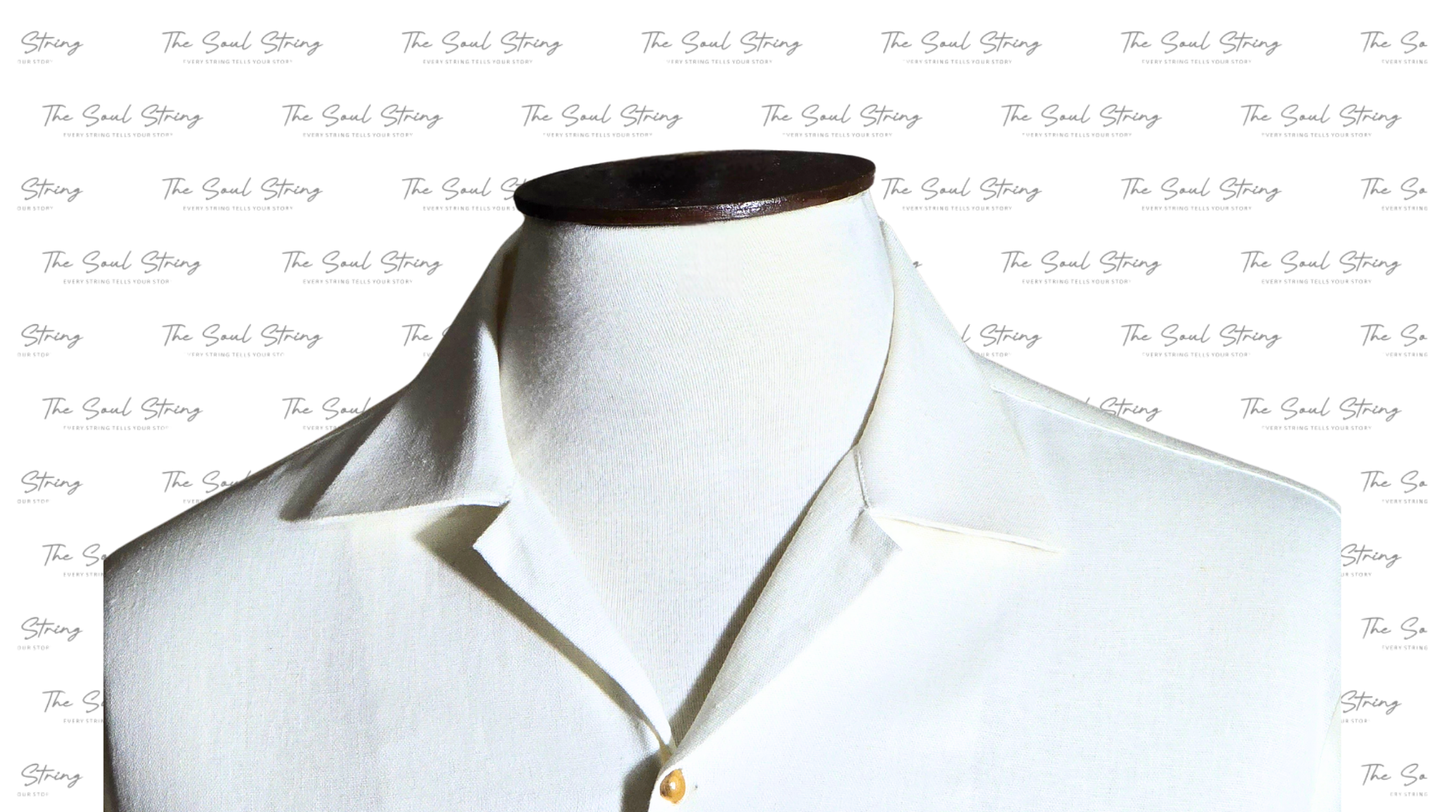 Men Coord Set - White