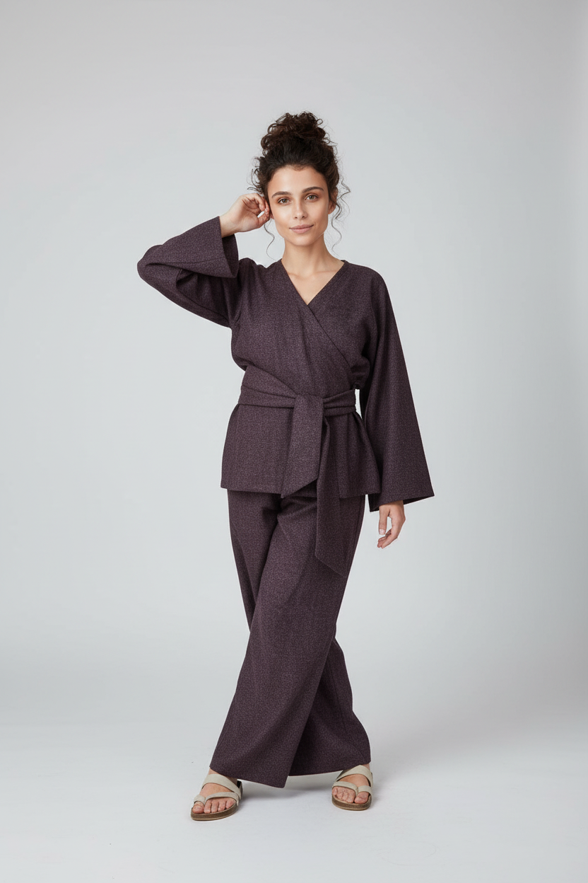 Women Coord Set - Purple - Article 2