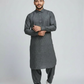 Shalwar Kameez - Wool - Greenish Grey