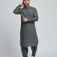 Shalwar Kameez - Wool - Greenish Grey