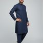 Shalwar Kameez - Extra Luxury Texture Wash & Wear - Sea Blue
