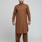 Shalwar Kameez - Extra Luxury Texture Wash & Wear - Camel