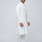 Shalwar Kameez - 8 Pound Boski - Off White
