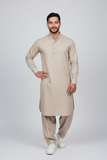 Shalwar Kameez - Wash & Wear - Sandstone