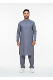 Shalwar Kameez - Wash & Wear - Light Grey