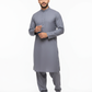 Shalwar Kameez - Wash & Wear - Light Grey