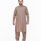 Shalwar Kameez - Wash & Wear - Brown