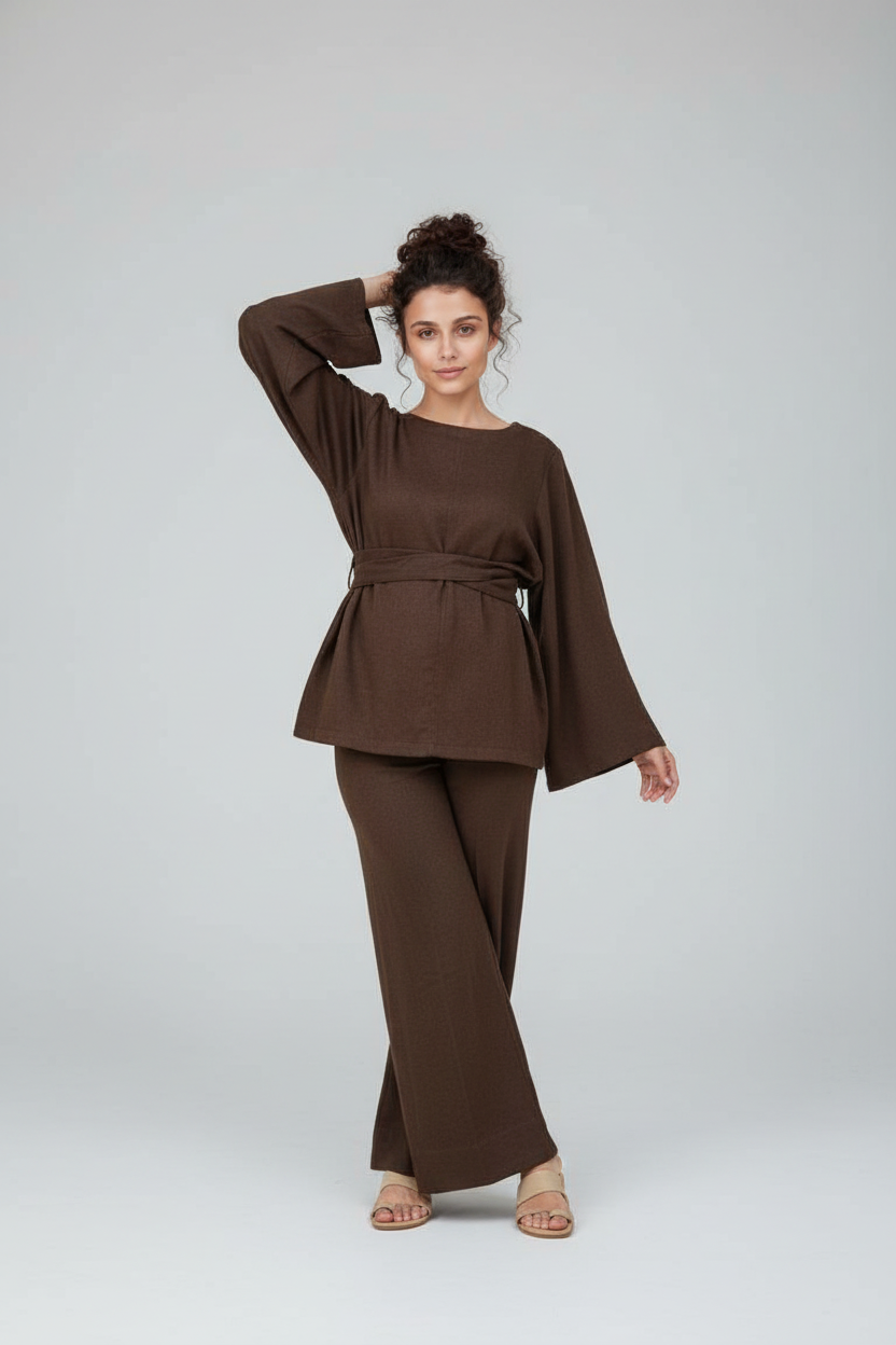 Women Coord Set - Brown - Article 4