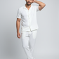 Men Coord Set - White