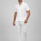 Men Coord Set - White