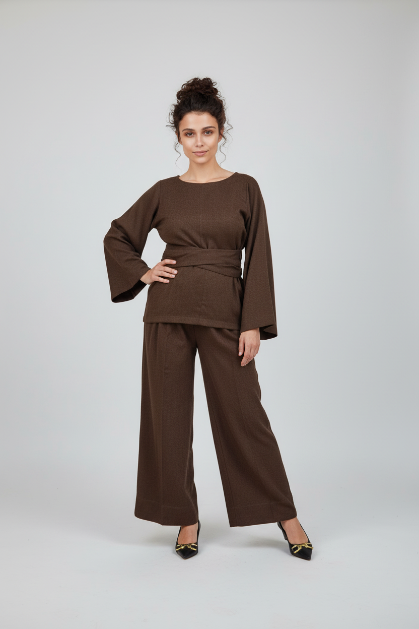 Women Coord Set - Brown - Article 4