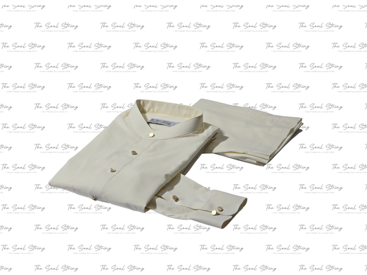 Arabic Thobe - 8 Pound Boski - Cream
