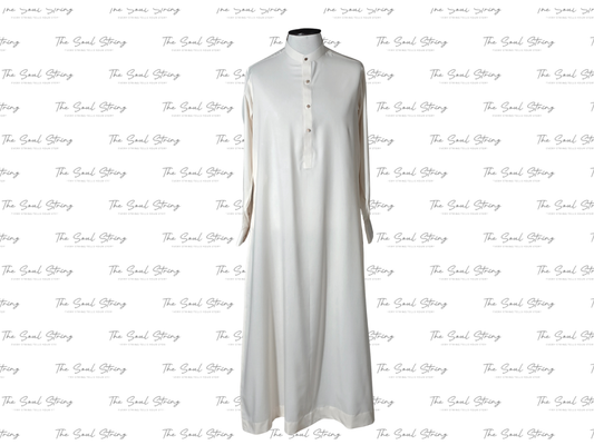 Arabic Thobe - 8 Pound Boski - Off White