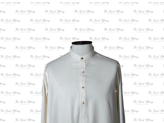 Arabic Thobe - 8 Pound Boski - Off White