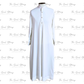 Arabic Thobe - 8 Pound Boski - Off White
