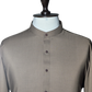 Shalwar Kameez - Bann - Wash & Wear - Dark Brown