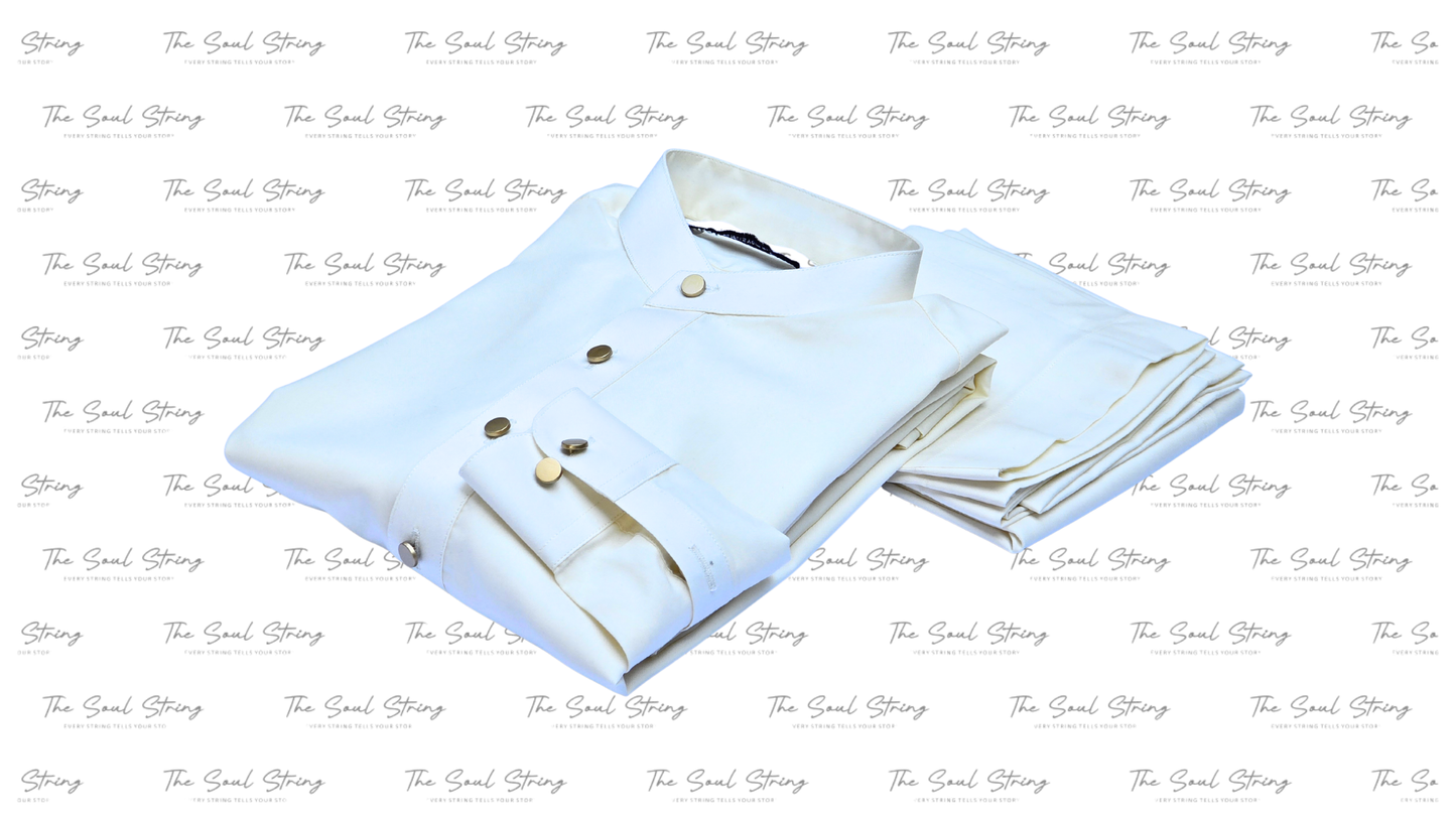 Kids Arabic Thobe - 8 Pound Boski - Cream