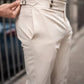 Men Gorkha Pants - Cream