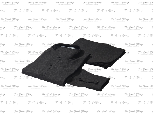 Shalwar Kameez - Premium Wool - Black