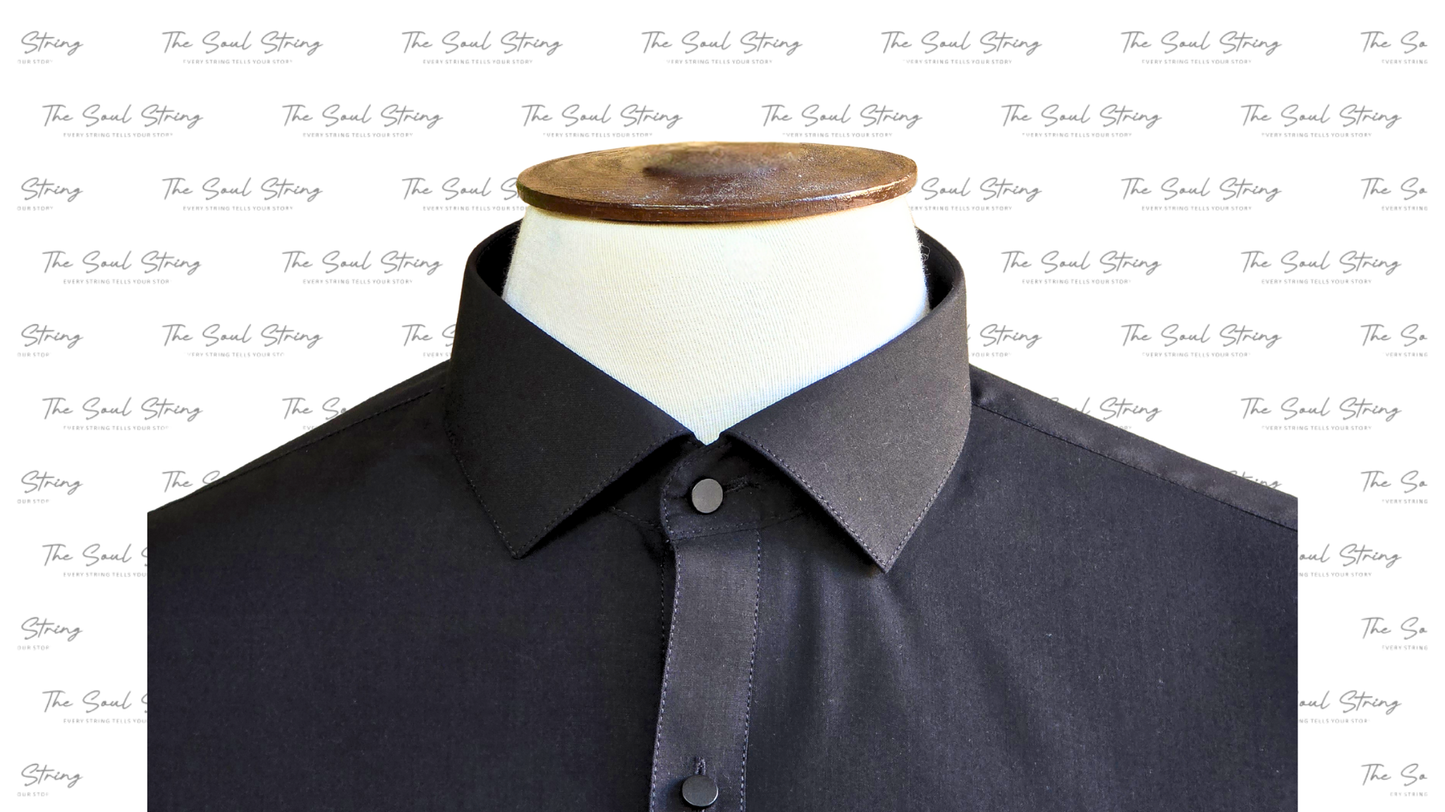 Shalwar Kameez - Wash & Wear - Black