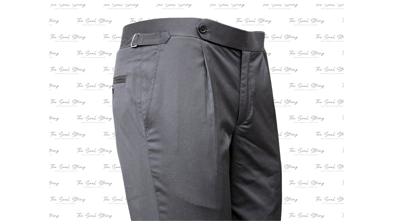Men - Gorkha Pant - Black Grey Texture - Article 5