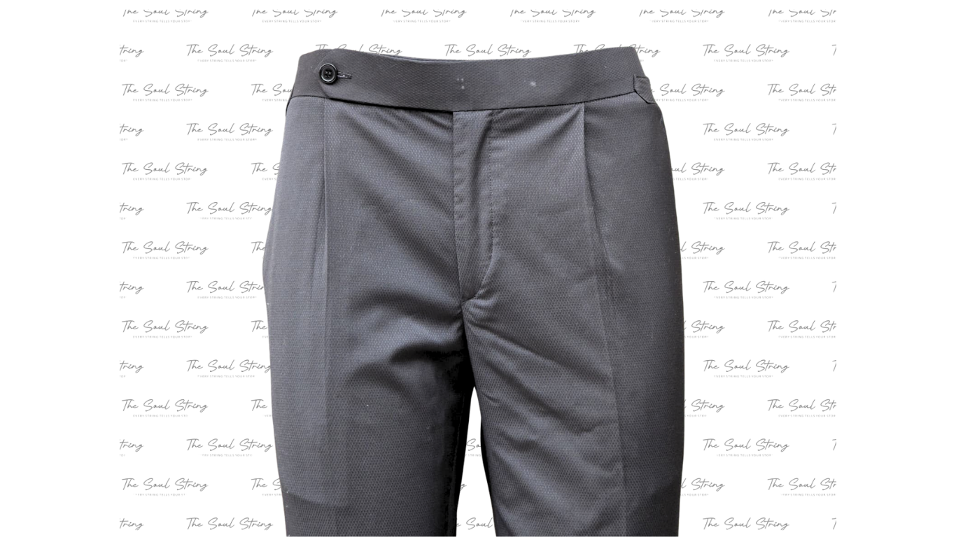 Men - Gorkha Pant - Black Grey Texture - Article 5