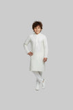 Kids Shalwar Kameez - 8 Pound Boski - Cream