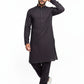 Shalwar Kameez - Extra Luxury Texture Wash & Wear - Graphite Black